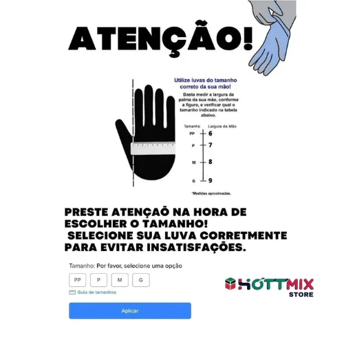 Luva Látex Com Pó Tamanho PP P M G Inoven Caixa C/ 100 Unidades — miniatura 3